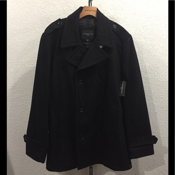 attention Other - Men’s wool peacoat large